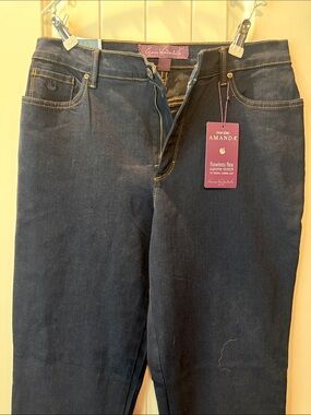 Gloria Vanderbilt Dark Indigo High-Rise Stretch Jeans